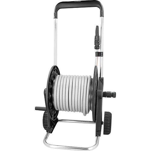 • Plastic/aluminium hose trolley, Ecosei set with 20 m hose and spray nozzle Anwendung 1