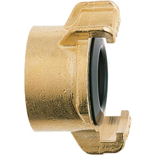 GEKA plus threaded piece (IT), brass