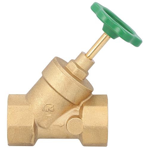 Bevel seat valve without draincock DN 32 11/4"