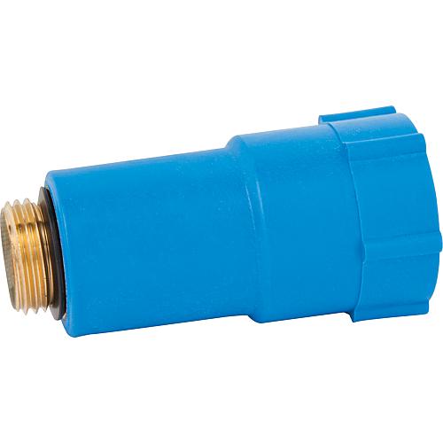 Promotional package Construction plugs DN 15 (1/2") blue 50 + 10 free of charge Anwendung 1