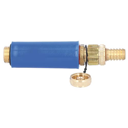 Preliminary plug valve DN 15 (1/2") x 80 mm