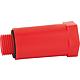 bouchon 1/2" avec filetage plastique rouge