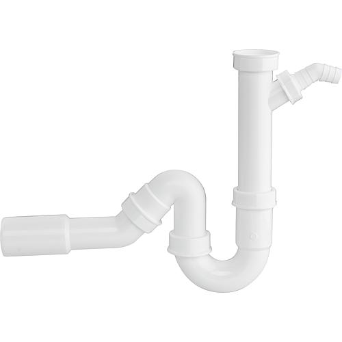 Rinsing and draining sink siphon