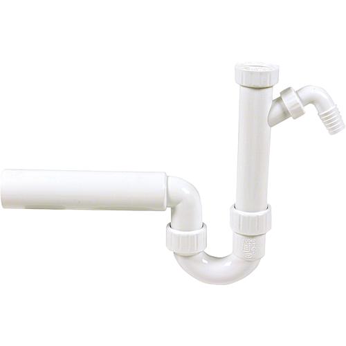 Flush siphon, white plastic Standard 1