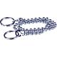 Chrome ball chain, 50cm long keyring both ends suitable for baths