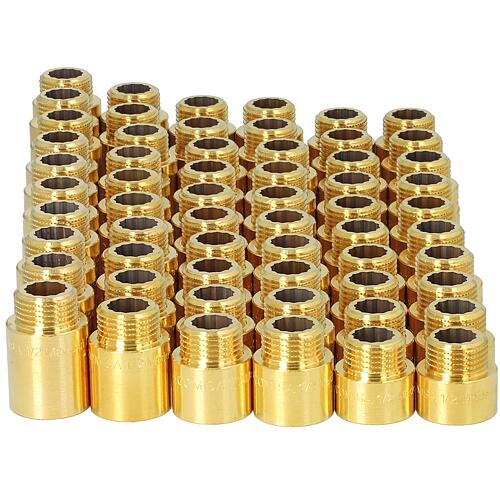 Brass tap extension pack 60-piece, DN 15, (1/2”) Standard 1