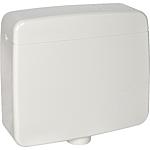 Surface-mounted toilet cistern Corallo 3, 2-volume button