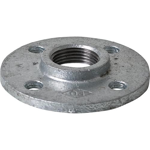 Threaded flanges, galvanised Standard 1