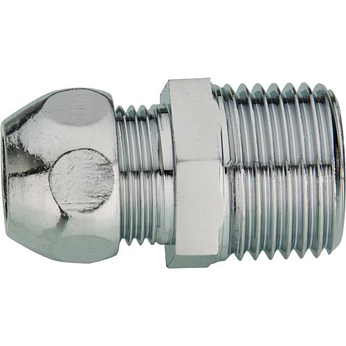 Chrome-plated fitting
Straight screw connection (ET) Standard 1