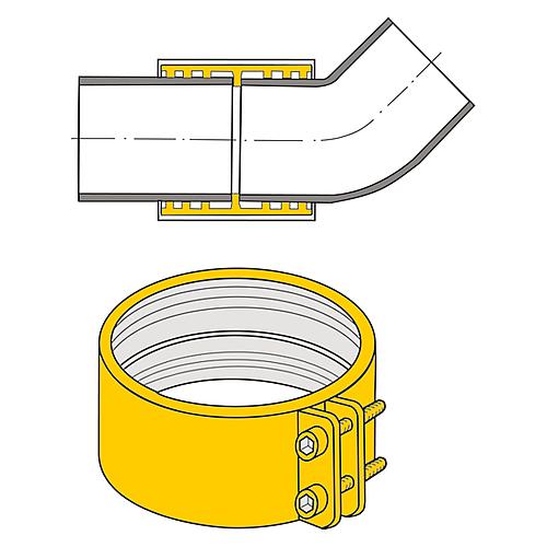 Tensioning joint stainless steelV2A Standard 2