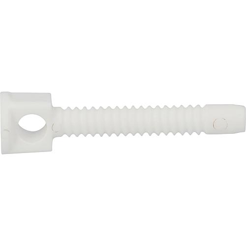 Plastic setting screws, white M6 Standard 1