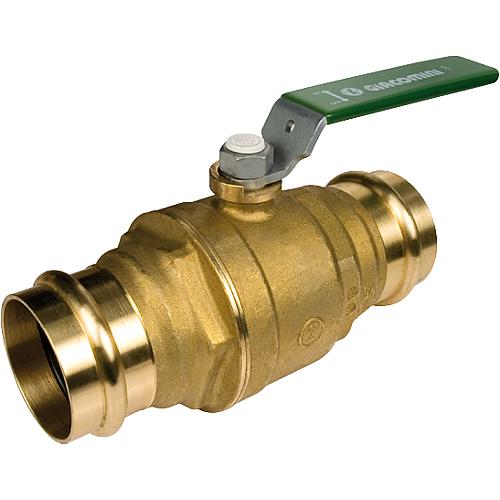 Pressing ball valve 1/2", with lever handle made of steel Standard 1