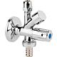 Device connection valve Combi-angled (polished) 1/2 x 10 light model