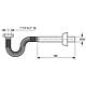 Tube de siphon blanc Standard 2