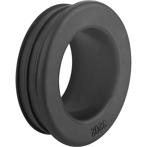 Black rubber nipple for WT siphon pipe 58 x 40 mm