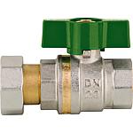 Brass ball valve, IT x union bush