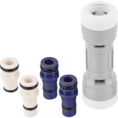 Universal socket connector 25/26mm for multi-layer composite piping