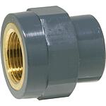 Threaded adapter socket PVC-U