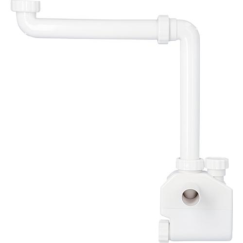 Space-saving washbasin odour trap with flat siphon Standard 1