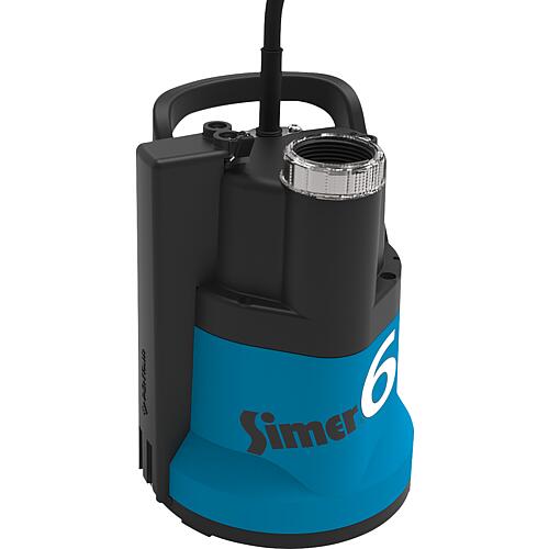 Submersible pumps, shallow-priming Simer 6, with integrated level control Standard 1