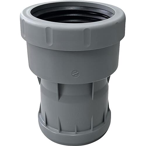 HT/SML pipe connector HT DN75 / SML DN75, grey