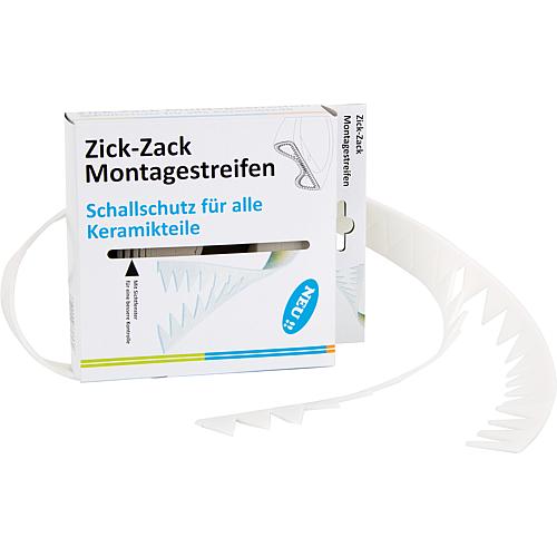 Sound protection Zick-Zack mounting strips Standard 1