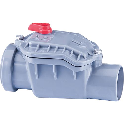 Backwater valve type 1, DN 50 straight Standard 1