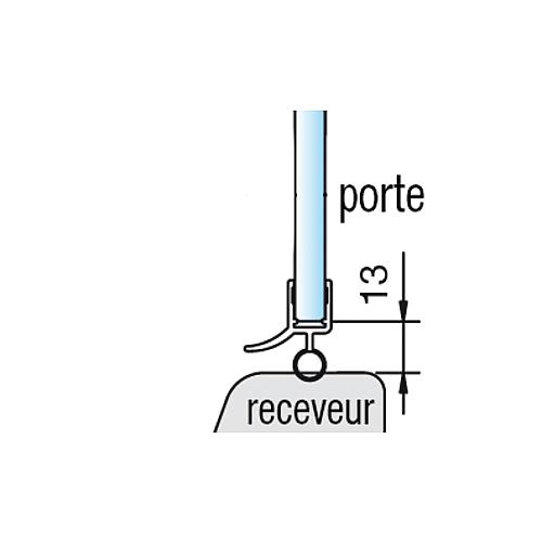 Profilé hydrofuge A pour l'étanchéité au niveau du receveur Standard 5