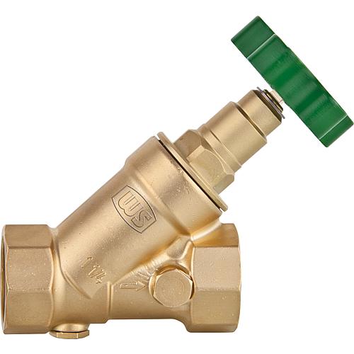 WS free-flow valve DN15 Non-rising spindle, Rp 1/2""