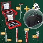 Special offer pack of DuoLine dowel range and Power-Fast II countersunk head screws + Bits in L-BOXX® 102 + free adidas Tiro League duffel bag L