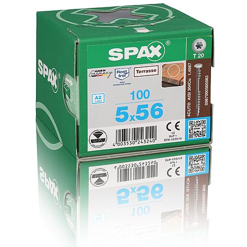 SPAX® vis de terrasse en bois, ø filetage : 5,0 mm, ø tête : 10,0 mm, emballage standard Anwendung 2