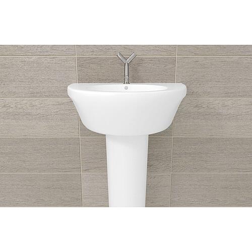 Washbasin and urinal fixing fischer WD, with collar nut Anwendung 3
