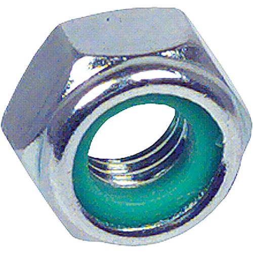 Hexagonal locking nuts, galvanised Standard 1