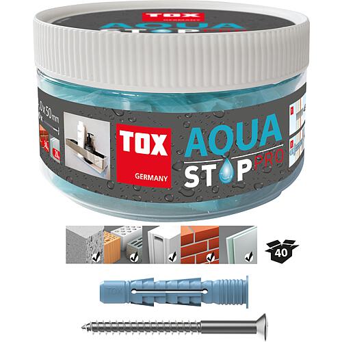 All-purpose plugs Aqua Stop Pro including screws
 Standard 1