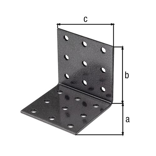 Equerre de plaque perforée 60 x 60 x 60 mm Anwendung 1