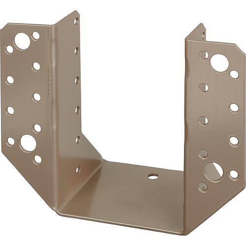 Beam bracket DURAVIS® 80 x 120 mm, type A, material: Steel, sendzimir-galvanised, surface: pearl beige RAL 1035