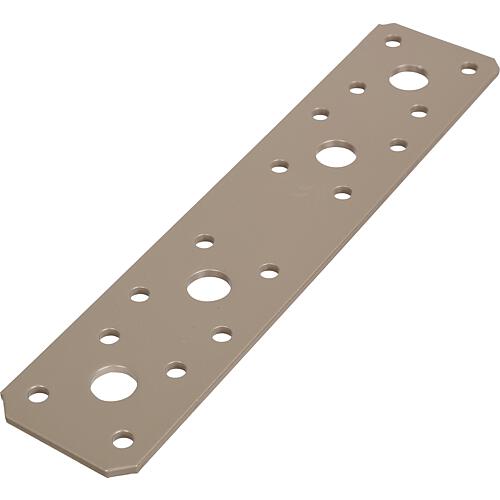 Flat strap DURAVIS® 180 x 40 x 3.0 mm, material: Steel, sendzimir-galvanised, surface: pearl beige RAL 1035