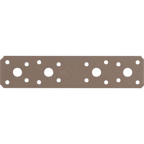 Flat strap DURAVIS® 180 x 40 x 3.0 mm, material: Steel, sendzimir-galvanised, surface: pearl beige RAL 1035