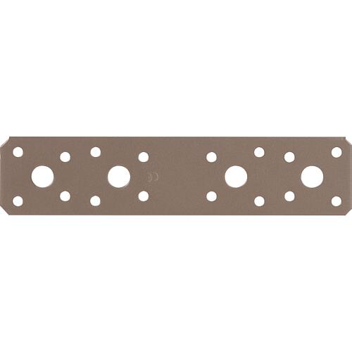 Raccord plat DURAVIS® 180 x 40 x 3,0 mm, matériau : Acier, galvanisé sendzimir, surface : beige nacré RAL 1035