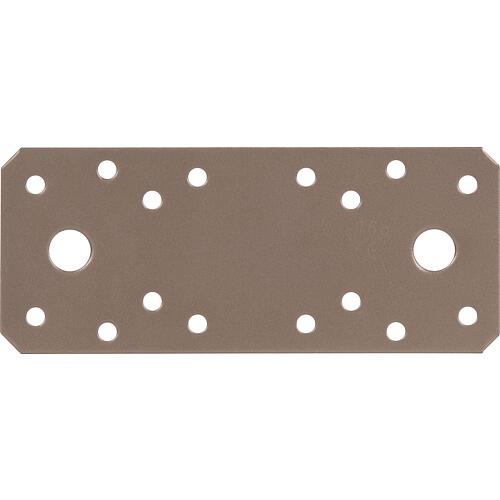 Flat strap DURAVIS® 133 x 55 x 2.5 mm, material: Steel, sendzimir-galvanised, surface: pearl beige RAL 1035