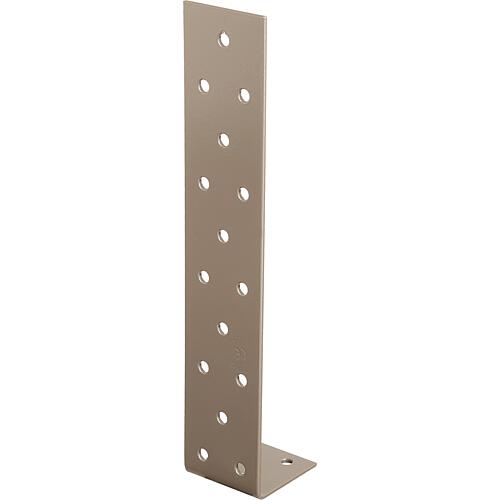 Flat steel concrete anchor DURAVIS® 205 x 40 x 40 mm, material: Steel, sendzimir-galvanised, surface: pearl beige RAL 1035