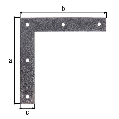 Équerre d'angle 120 x 120 x 20 mm Anwendung 1