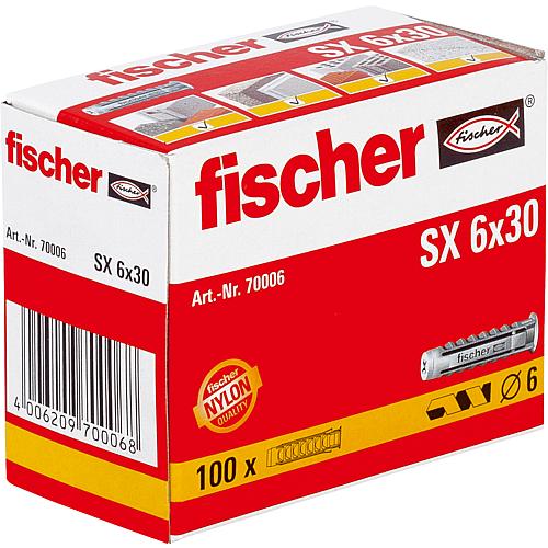 Vorteilspaket Dübel SX Plus 6 x 30, Inhalt 600 Stück
 Anwendung 2