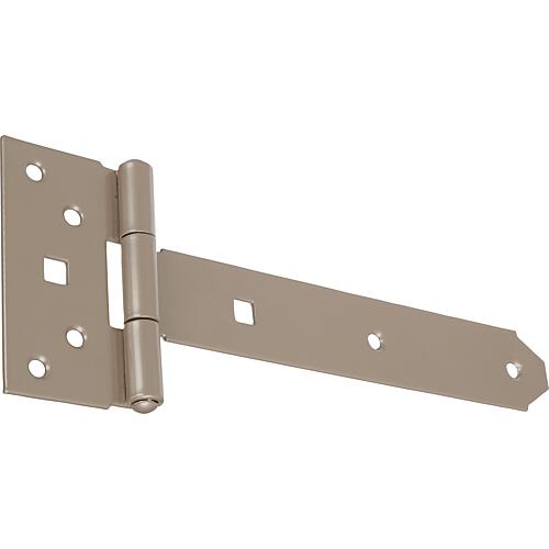 Bar hinge DURAVIS⌀ 192/45 x 90 mm, material: Steel, blue galvanised, surface: pearl beige RAL 1035