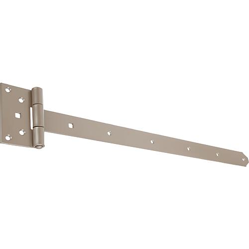 Bar hinge DURAVIS⌀ 591/59 x 103 mm, material: Steel, blue galvanised, surface: pearl beige RAL 1035