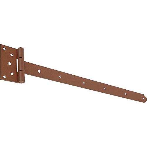 Bar hinge DURAVIS⌀ 591/59 x 103 mm, material: Steel, blue galvanised, surface: rust brown