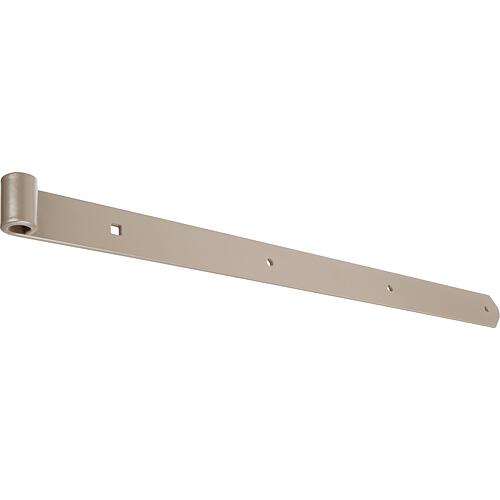 Shutter hinge DURAVIS® 600 ⌀ 13 mm, straight, rounded end, material: Steel, blue galvanised, surface: pearl beige RAL 1035