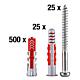 Fischer DuoPower + DuoSeal ø 8 mm, contents 550 pcs.