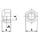 Hexagonal locking nuts, small packaging Piktogramm 1