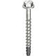 Concrete & masonry screw Multi-Monti® Heco hexagon head A4 with pressed-on washer 7.5 x 55mm PU 50 units